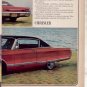 1967 CHRYSLER NEWPORT VINTAGE CAR AD 2-PAGE