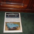 1967 1968 PONTIAC FIREBIRD 400 AND HO VINTAGE CAR AD