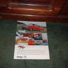 1967 1968 DODGE CORONET R/T ROAD RUNNER VINTAGE CAR AD
