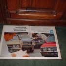 1967 GS 400 CHEVELLE 442 PONTIAC GTO VINTAGE CAR AD