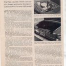 1962 FIAT 1500 ROAD TEST CAR AD