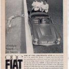 1962 1963 FIAT VINTAGE CAR AD