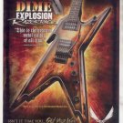 * DIMEBAG DARRELL DEAN RAZORBACK GUITAR AD