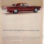 * 1963 LINCOLN CONTINENTAL PHOTO PRINT AD