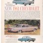 * 1961 CHEVY BISCAYNE STATION WAGON PHOTO PRINT AD