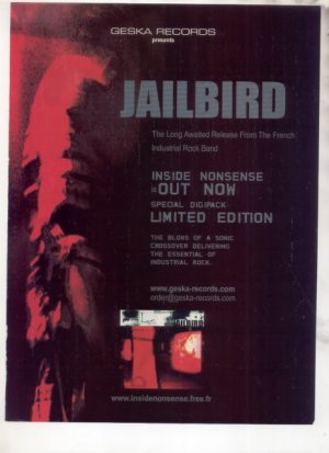 * JAILBIRD INSIDE NONSENSE PROMO AD