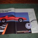 1983 1984 CHEVY CAMARO Z-28 CAR AD Z28 2-PAGE