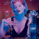 SKYY VODKA BLOND POSTER TYPE AD