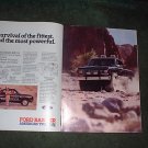 1984 1985 FORD RANGER 4X4 4 X 4 VINTAGE TRUCK CAR AD