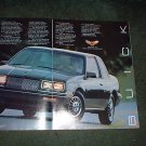 1984 1985 BUICK SOMERSET VINTAGE CAR AD 2-PAGE