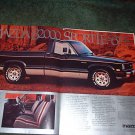 1984 1985 MAZDA B2000 SPORT LE VINTAGE TRUCK AD 2-PAGE