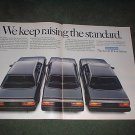 1985 1986 HONDA ACCORD VINTAGE CAR AD 2-PAGE