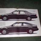 1985 1986 HONDA ACCORD LXi SEDAN- HATCHBACK CAR AD