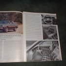 1977 dodge colt challenger original road test car ad