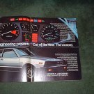 1977 HONDA ACCORD VINTAGE CAR AD 2-PAGE