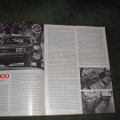 1977 AUDI 5000 ROAD TEST CAR AD 4-PAGE