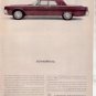 * 1962 LINCOLN CONTINENTAL VINTAGE CAR AD