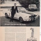 1966 1967 FORD MUSTANG SHELBY GT 350 GT350 CAR AD