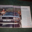 1982 1983 AUDI QUATTRO CAR AD 2-PAGE