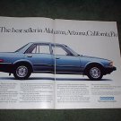 1982 1983 HONDA ACCORD 4 DOOR SEDAN CAR AD 2-PAGE