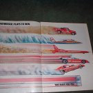 1982 BUDWEISER RACING CAR AD TRUCK BOAT 2-PAGE