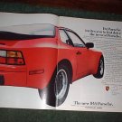 1983 PORSCHE 944 CAR AD 3-PAGE