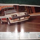 1980 CHEVY MONZA SPYDER CAR AD