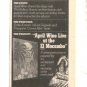 1977 APRIL WINE LIVE AT THE EL MOCAMBO CONCERT PROMO AD