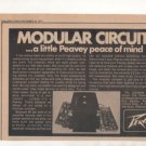 1973 PEAVEY AMPLIFIER AD MODULAR CIRCUITS
