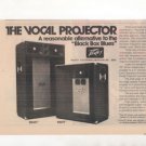 1974 PEAVEY 215HT 115HT VOCAL PROJECTOR SYSTEM AD