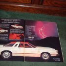 1977 FORD THUNDERBIRD VINTAGE CAR AD 2-PAGE