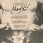 1975 ALVIN LEE PUMP IRON POSTER TYPE AD