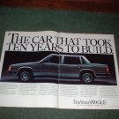 1983 1984 VOLVO 760 GLE CAR AD 2-PAGE