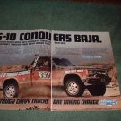 1983 CHEVY S-10 S 10 CAR TRUCK AD 2-PAGE