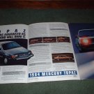 1984 MERCURY TOPAZ CAR AD 4-PAGE