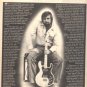 1980 HARTLEY PEAVEY GUITAR AMPLIFIER POSTER TYPE AD
