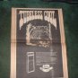 * 1970 KUSTOM AMP AMPLIFIER POSTER TYPE PROMO AD