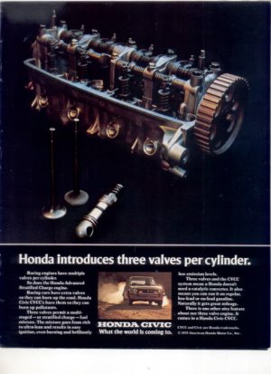 1975 HONDA CIVIC VINTAGE CAR AD