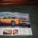 1979 CHEVY CAMARO Z28 Z 28 VINTAGE CAR AD 2-PAGE