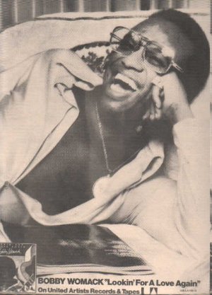 * 1974 BOBBY WOMACK POSTER TYPE PROMO AD