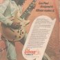 * 1974 GIBSON LES PAUL GUITAR POSTER TYPE PROMO AD