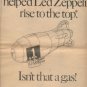 1970 LED ZEPPELIN JIMMY PAGE POSTER TYPE AD RARE