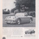 1960 AUSTIN HEALEY 3000 VINTAGE CAR AD