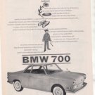 1960 BMW 700 VINTAGE CAR AD