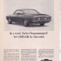1965 CHEVY CORVAIR VINTAGE CAR AD