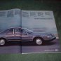 1983 1984 LINCOLN CONTINENTAL MARK VII CAR AD 3-PAGE