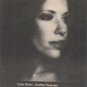 * 1976 CARLY SIMON ANOTHER PASSENGER POSTER TYPE AD