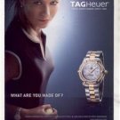 MARIA SHARAPOVA TAGHEUER TAG HEUER WATCH AD