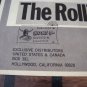 * 1967 THE ROLLING STONES POSTER VINTAGE ORIGINAL RARE 2 SIDED KONST