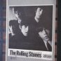 * 1967 THE ROLLING STONES POSTER VINTAGE ORIGINAL RARE 2 SIDED KONST